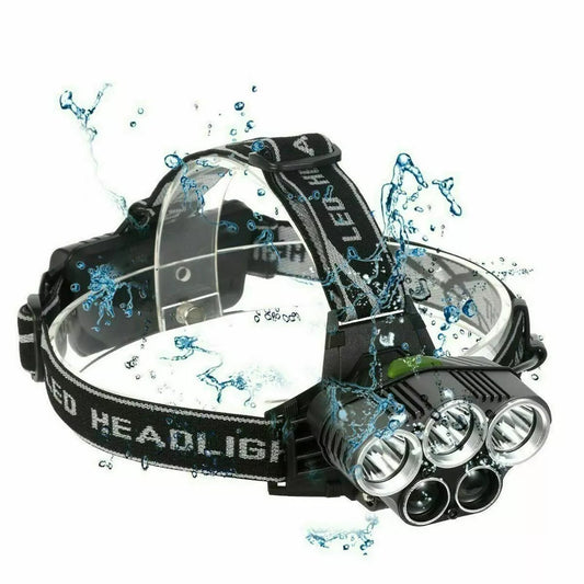 LUMENSMAX™ 25000LM Ultra Bright Waterproof USB Rechargeable Headlamp