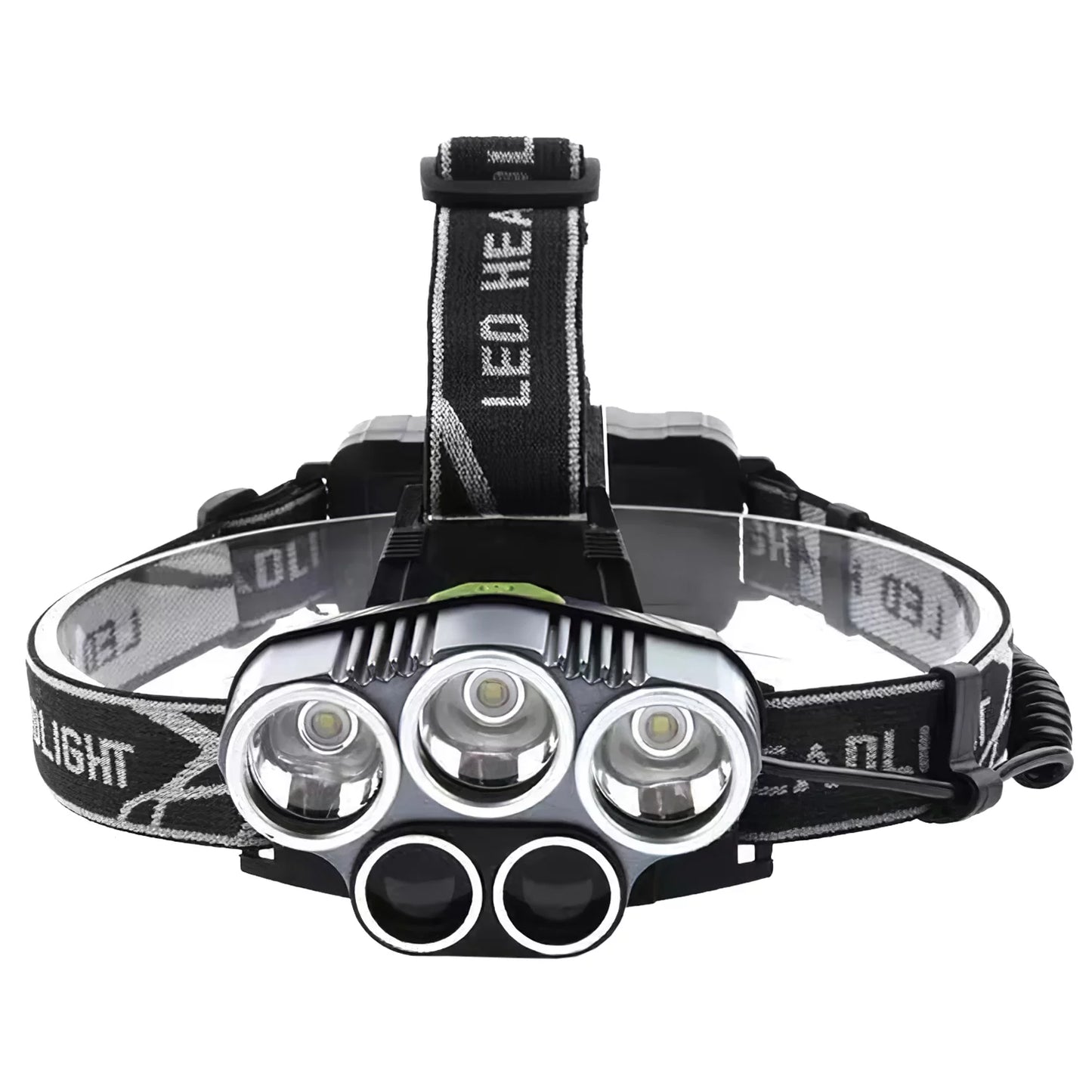 LUMENSMAX™ 25000LM Ultra Bright Waterproof USB Rechargeable Headlamp 5X T6