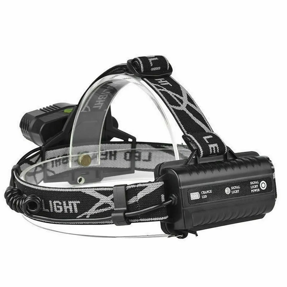 LUMENSMAX™ 25000LM Ultra Bright Waterproof USB Rechargeable Headlamp 5X T6